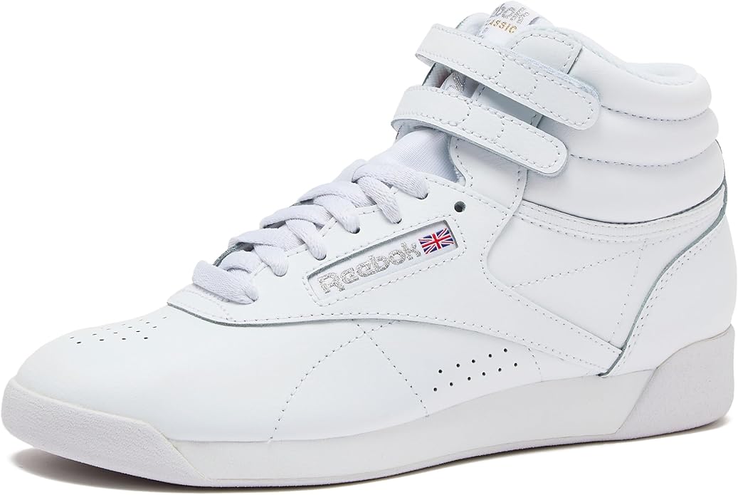 Reebok Women's Freestyle Hi High Top Sneakers for Women, Black or White Basketball and Tennis Shoes Womens Size 5-12 main image