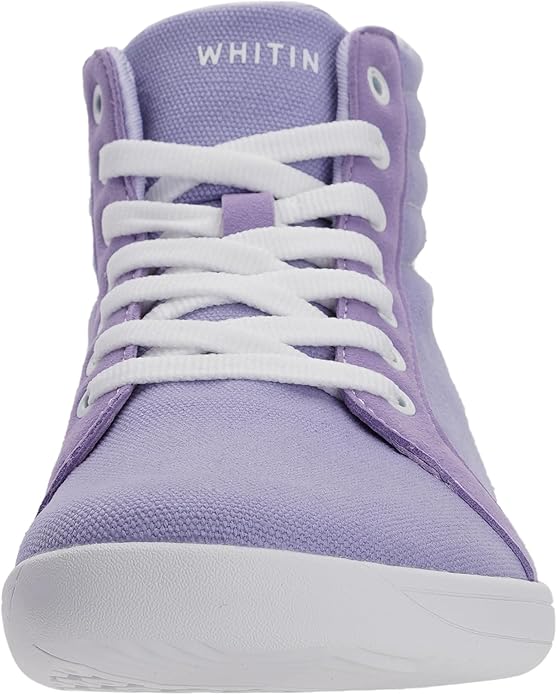 WHITIN Women's Wide High-Top Canvas Barefoot Sneakers | Minimalist Street-Ready Fit | Comfort-Forward Ankle Support gallery image