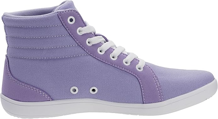 WHITIN Women's Wide High-Top Canvas Barefoot Sneakers | Minimalist Street-Ready Fit | Comfort-Forward Ankle Support gallery image